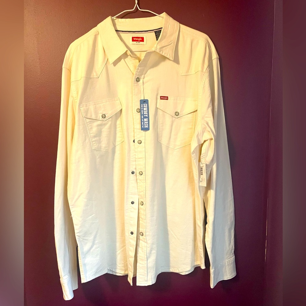 Cowboy Wash white shirt-
